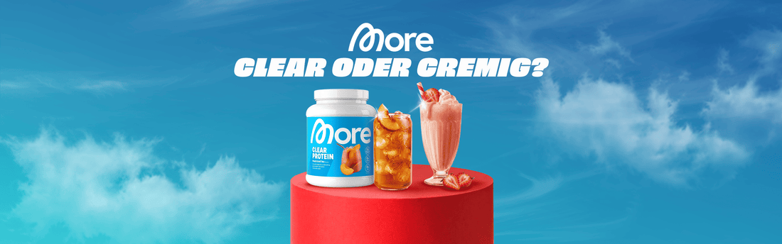 Clear Whey vs. cremiger Proteinshake Unterschiede Hero Image
